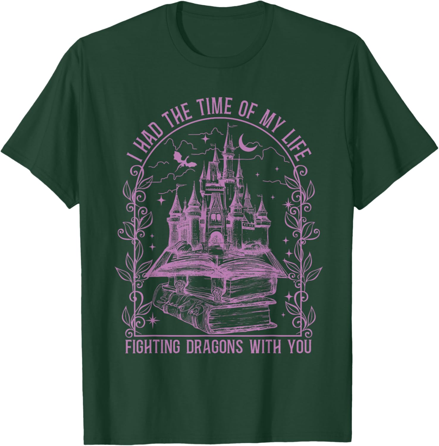 I Had The Time Of My Life Fighting Dragons With You Retro T-Shirt - T-Shirt | Forest