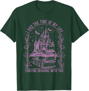 I Had The Time Of My Life Fighting Dragons With You Retro T-Shirt - T-Shirt | Forest