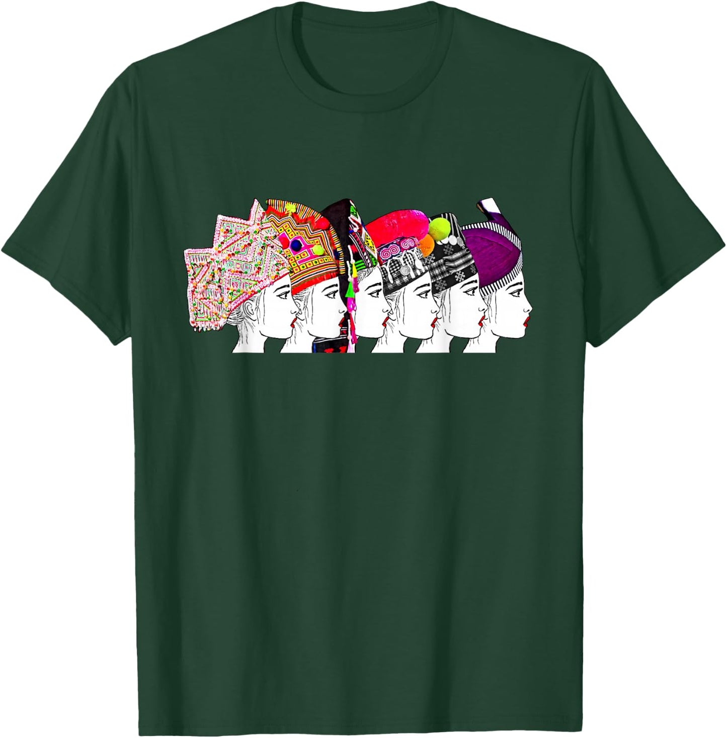Hmong 6 Sisters forever T-Shirt - T-Shirt | Forest