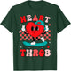 Heart Throb Groovy Valentine Skateboard Toddler Boy Kid T-Shirt - T-Shirt | Forest