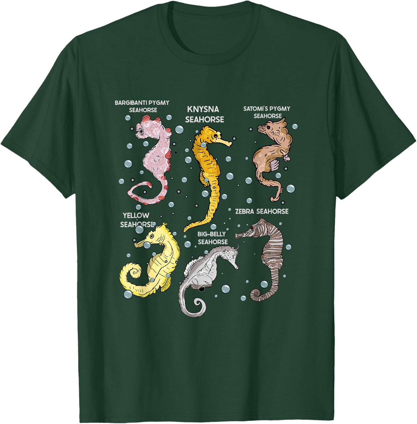 Seahorses Lover Aquarist Marine Biology Seahorse T-Shirt - T-Shirt | Forest