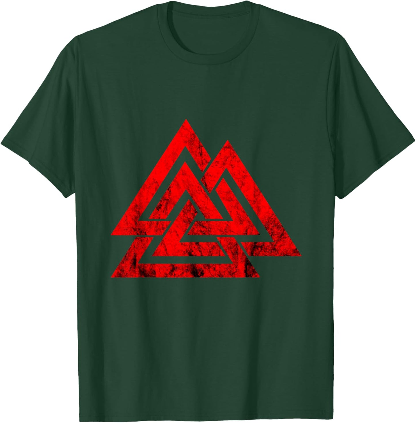 Valknut Viking Symbol Celtic Odin Norse Mythology T-Shirt - T-Shirt | Forest