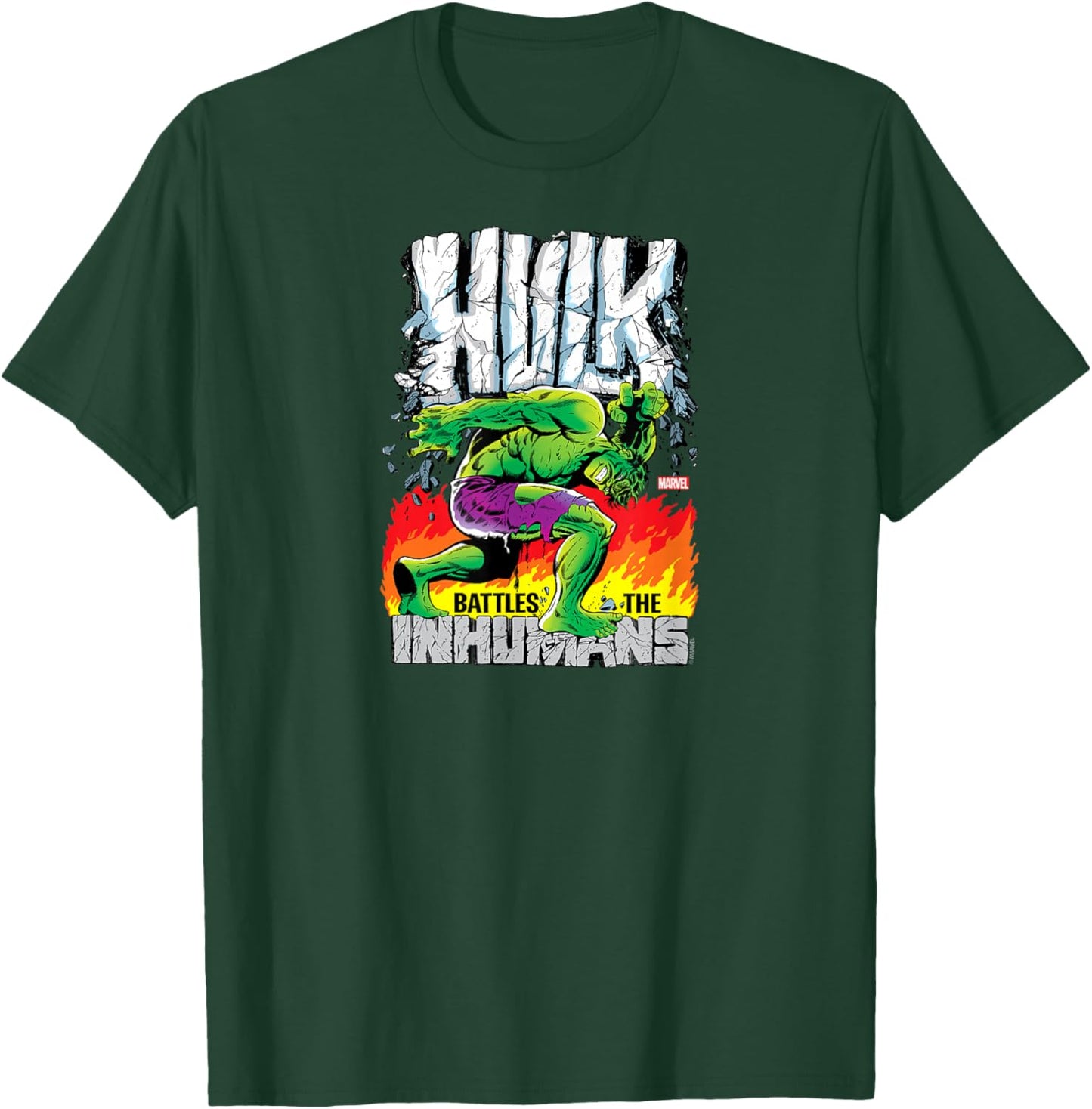 Hulk - Retro Cover T-Shirt - T-Shirt | Forest