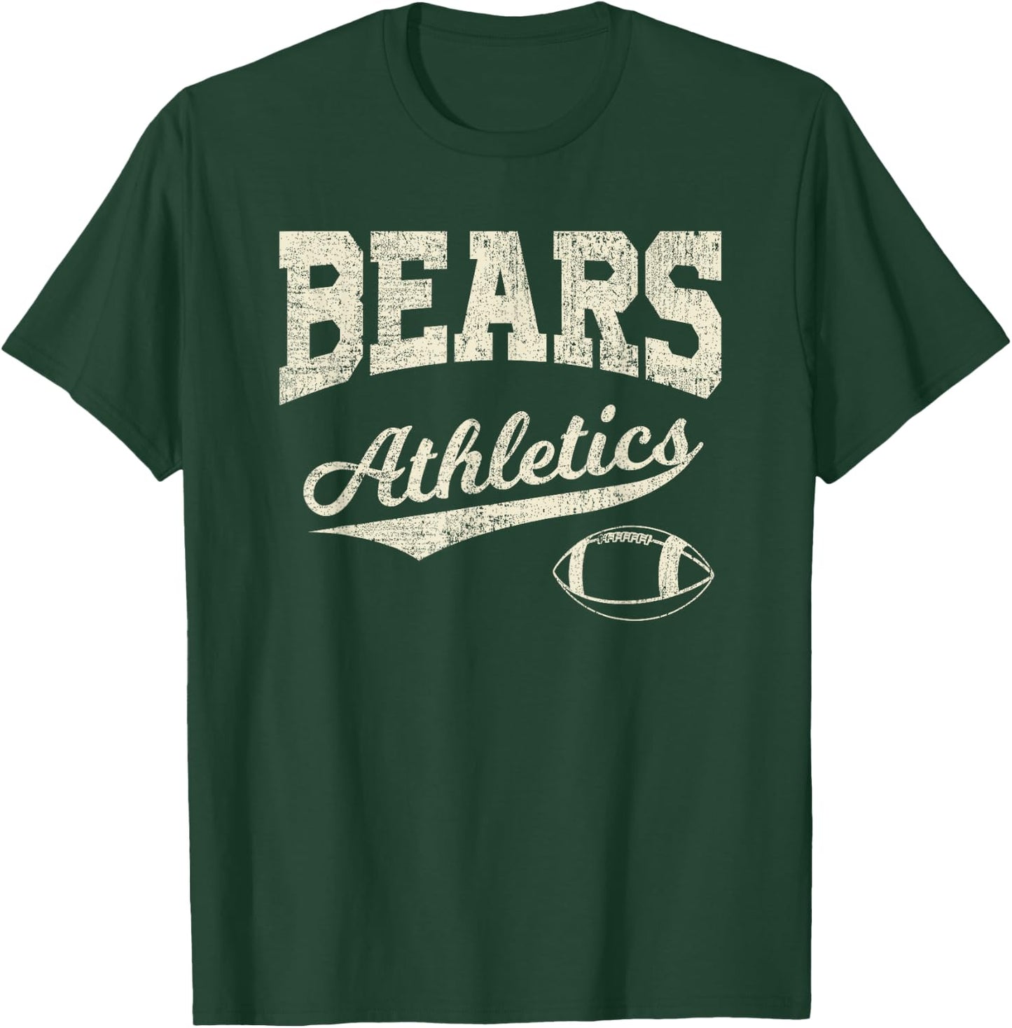 Spirit Wear, Bears, High School Football Athletics T-Shirt - T-Shirt | Forest