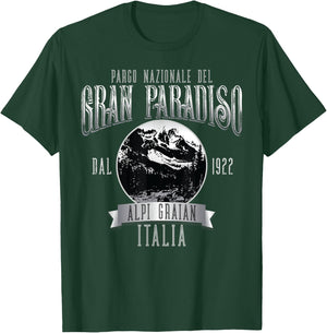 Gran Paradiso National Park Graian Alps Italy Souvenir T-Shirt - T-Shirt | Forest