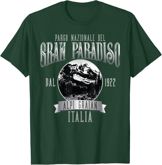 Gran Paradiso National Park Graian Alps Italy Souvenir T-Shirt - T-Shirt | Forest
