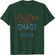 NYLAH Personalized Cute Coffee Girls NYLAH Name T-Shirt - T-Shirt | Forest