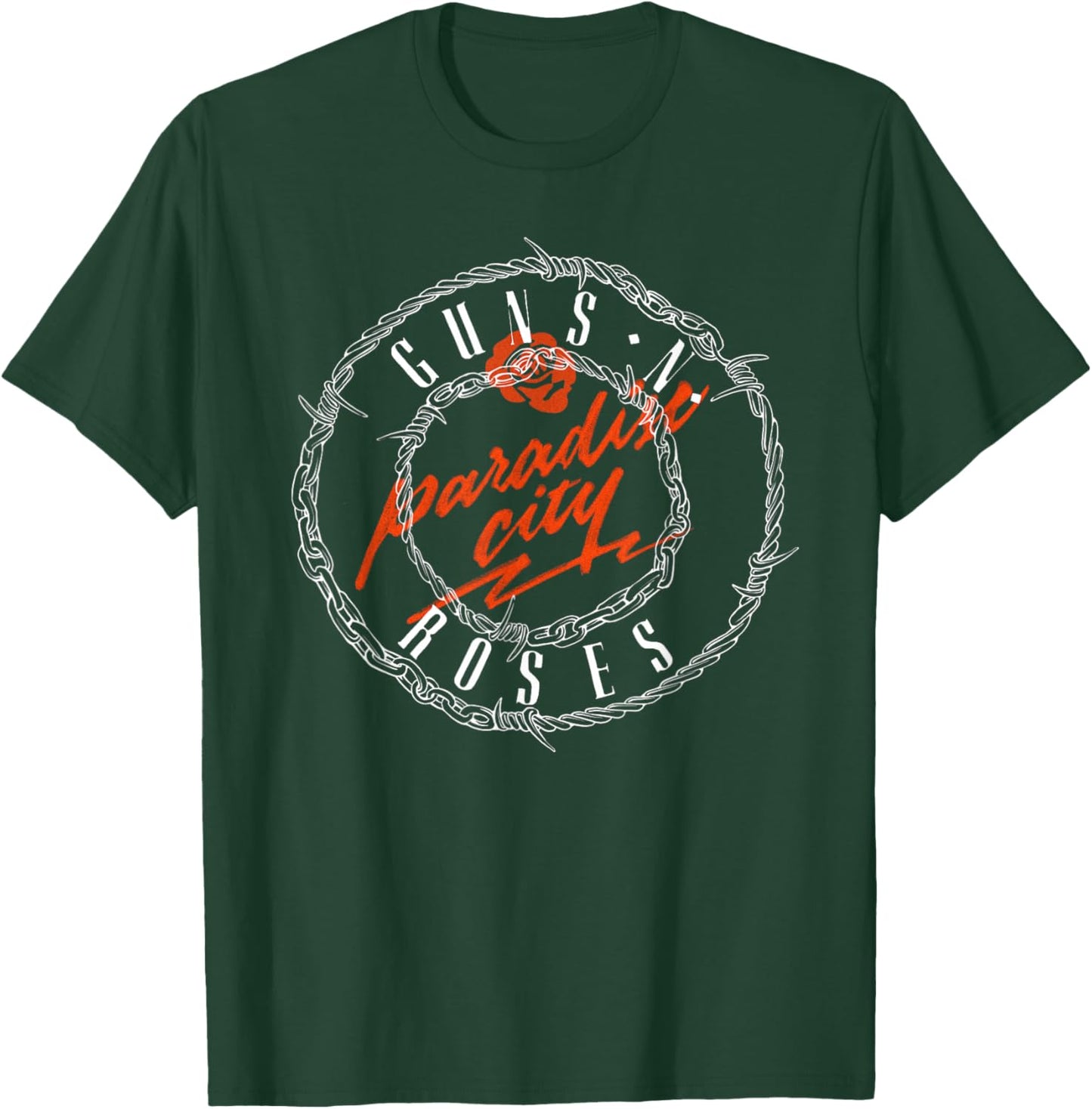 Official Guns N' Roses Paradise Logo T-Shirt - T-Shirt | Forest