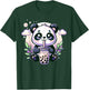 Kawaii Panda Anime Boba Drink Bubble Tea Kids Teen Girl Boy T-Shirt - T-Shirt | Forest