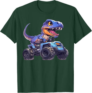 Monster Truck Shark Dinosaur T rex for Toddlers Kids T-Shirt - T-Shirt | Forest