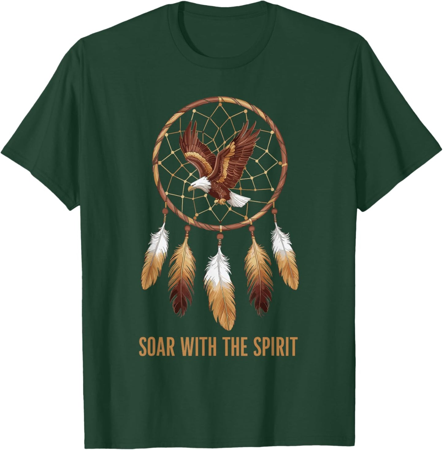 Dream Catcher Bohemian Spiritual Dreamcatcher T-Shirt - T-Shirt | Forest