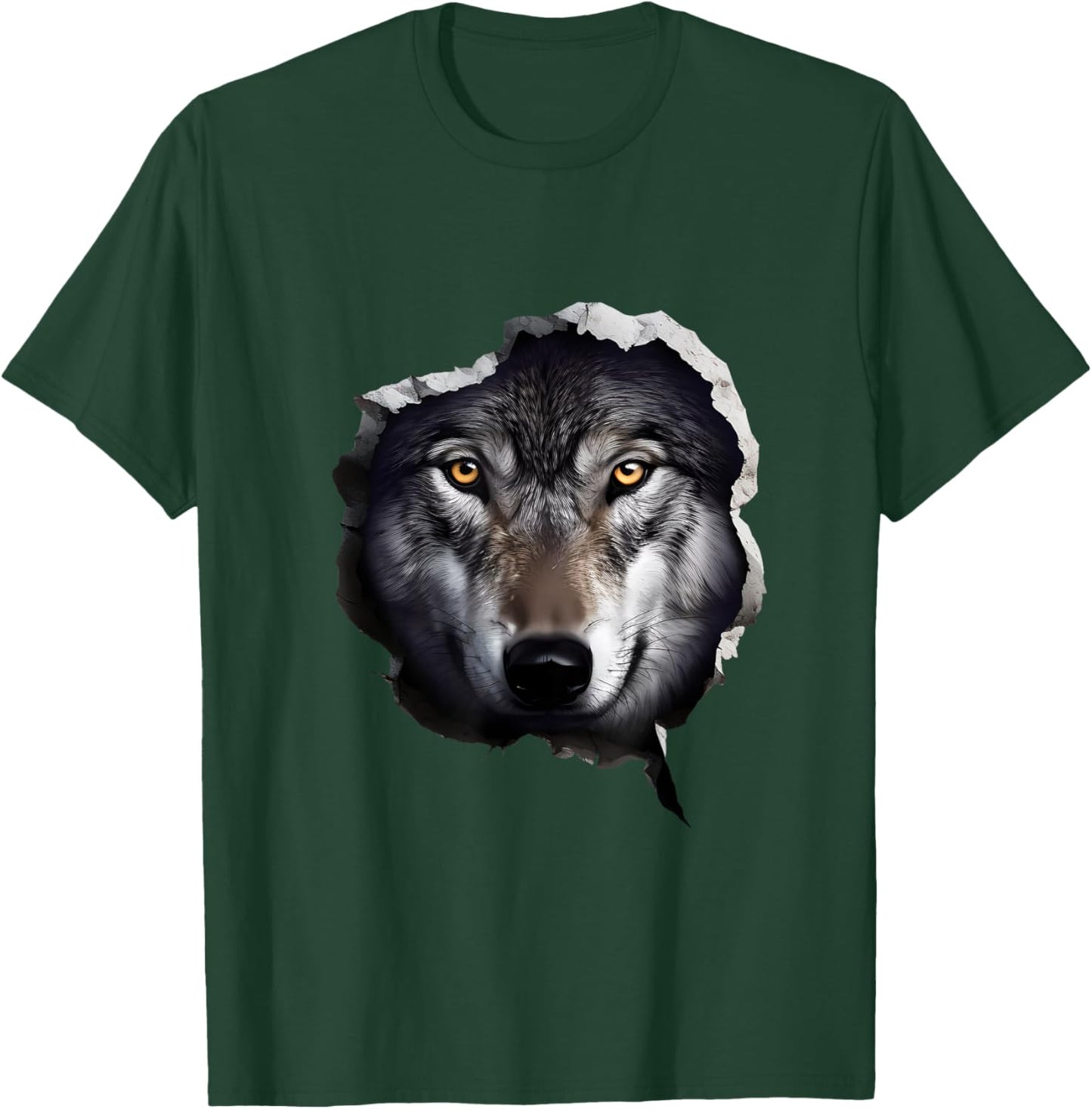 Wolf Face T-Shirt - T-Shirt | Forest