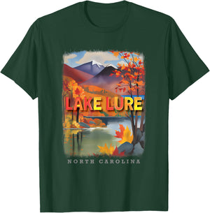 Lake Lure North Carolina NC Mountain Majesty SD317 T-Shirt - T-Shirt | Forest