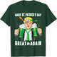 Make St Patricks Day Great Again Shirt Trump Men Women T-Shirt - T-Shirt | Forest