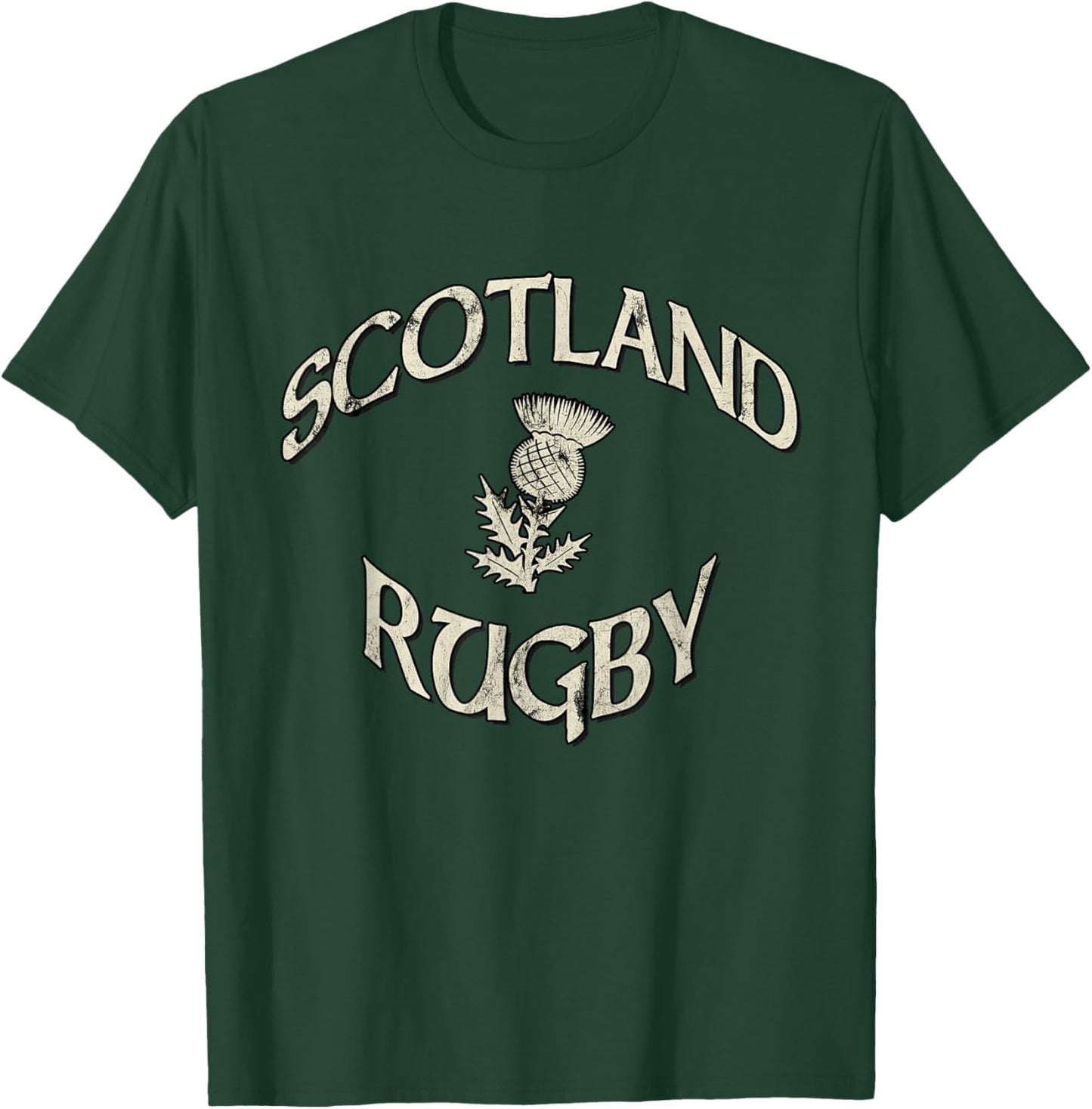 Scotland Rugby jersey vintage Scottish Rugby Thistle T-Shirt - T-Shirt | Forest