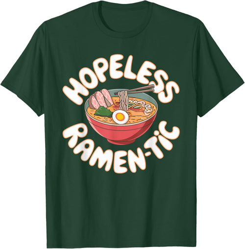 Hopeless Ramen Tic Quirky Ramen T Shirt for Foodies
