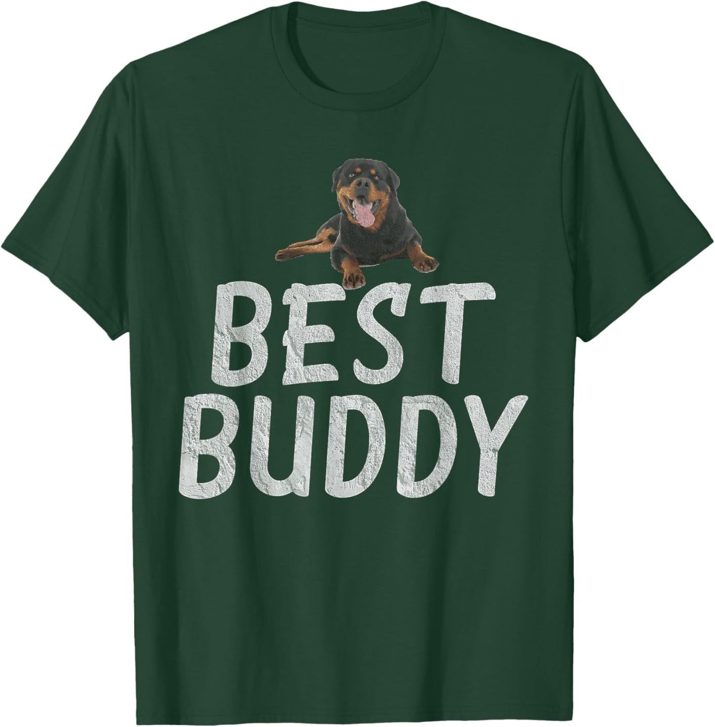 Best Buddy Rottweiler T-Shirt - T-Shirt | Forest