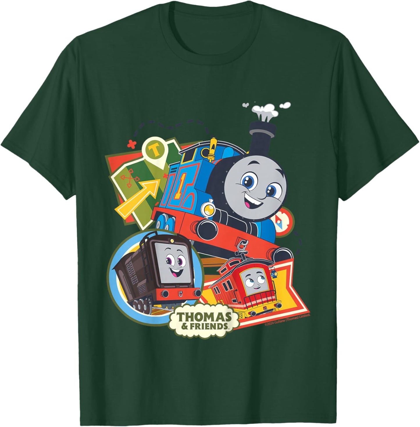 Thomas & Friends - Adventure Together T-Shirt - T-Shirt | Forest