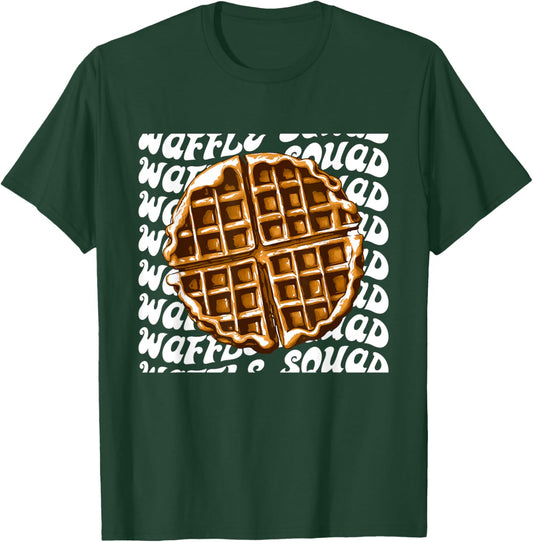 Waffle Squad Hobby Chef Waffle Gourmet T-Shirt - T-Shirt | Forest