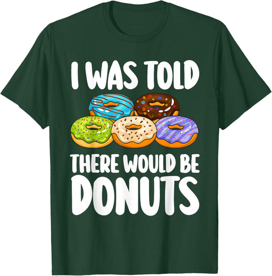 Donut Art Women Kids Doughnut Novelty Lover Donut T-Shirt - T-Shirt | Forest
