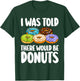 Donut Art Women Kids Doughnut Novelty Lover Donut T-Shirt - T-Shirt | Forest