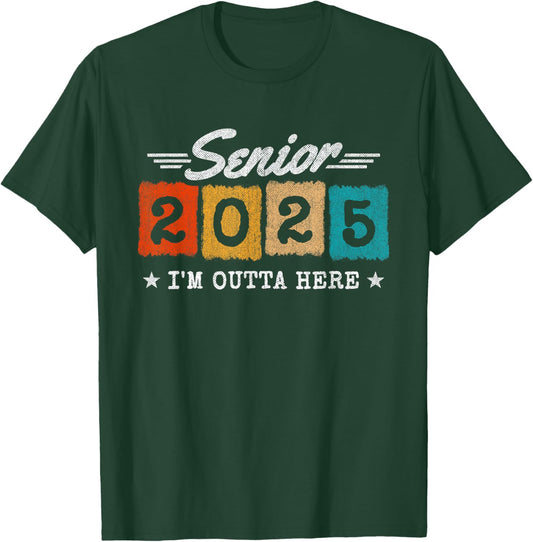 Senior Class of 2025 - Senior Graduation 2025 - Senior 2025 T-Shirt - T-Shirt | Forest