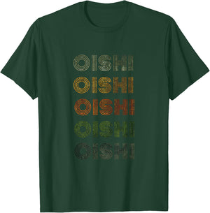 Love Heart Oishi Grunge Vintage Style Black Oishi T-Shirt - T-Shirt | Forest