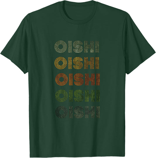 Love Heart Oishi Grunge Vintage Style Black Oishi T-Shirt - T-Shirt | Forest