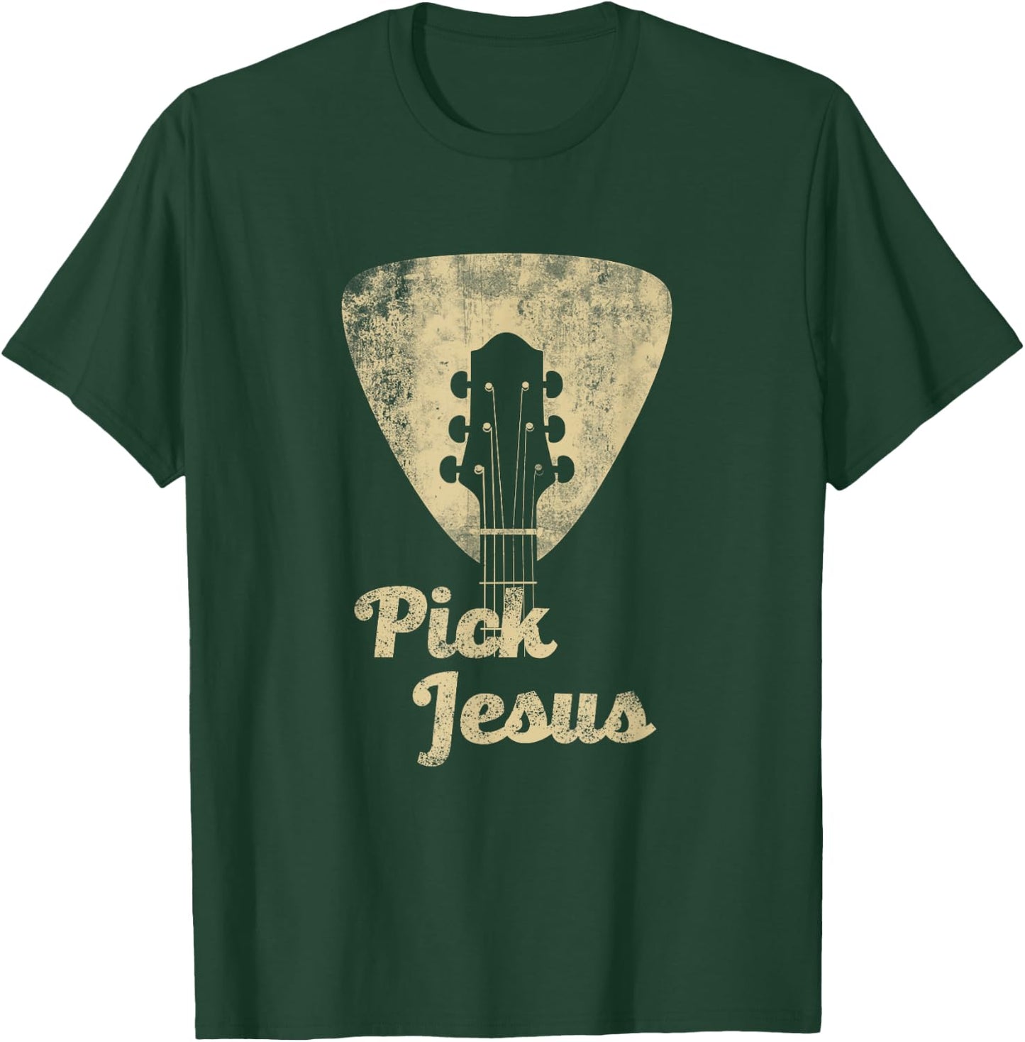 Pick Jesus T shirt -Music Pastor Shirt- Pastor Easter gift T-Shirt - T-Shirt | Forest