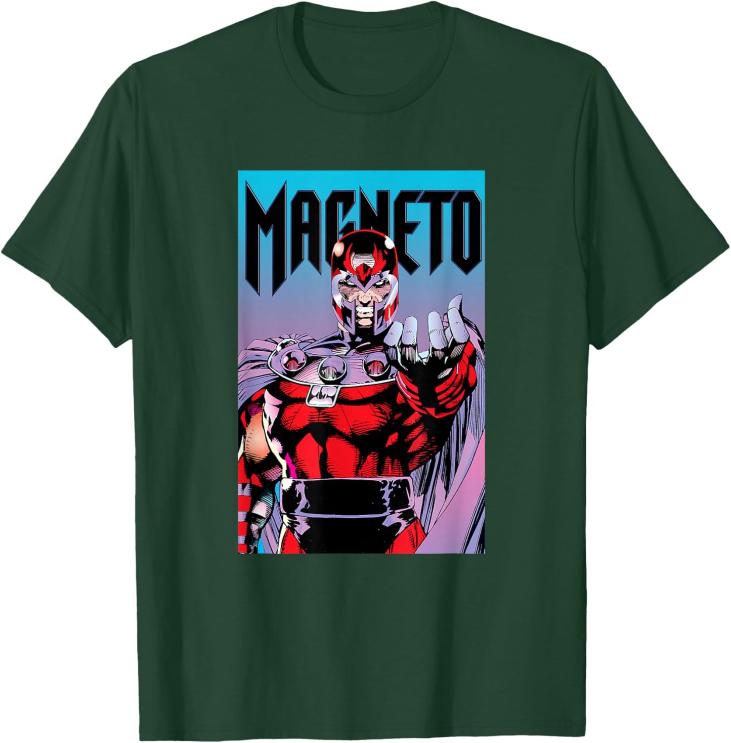 Marvel X-Men Magneto Powerful Pose Epic Poster T-Shirt - T-Shirt | Forest