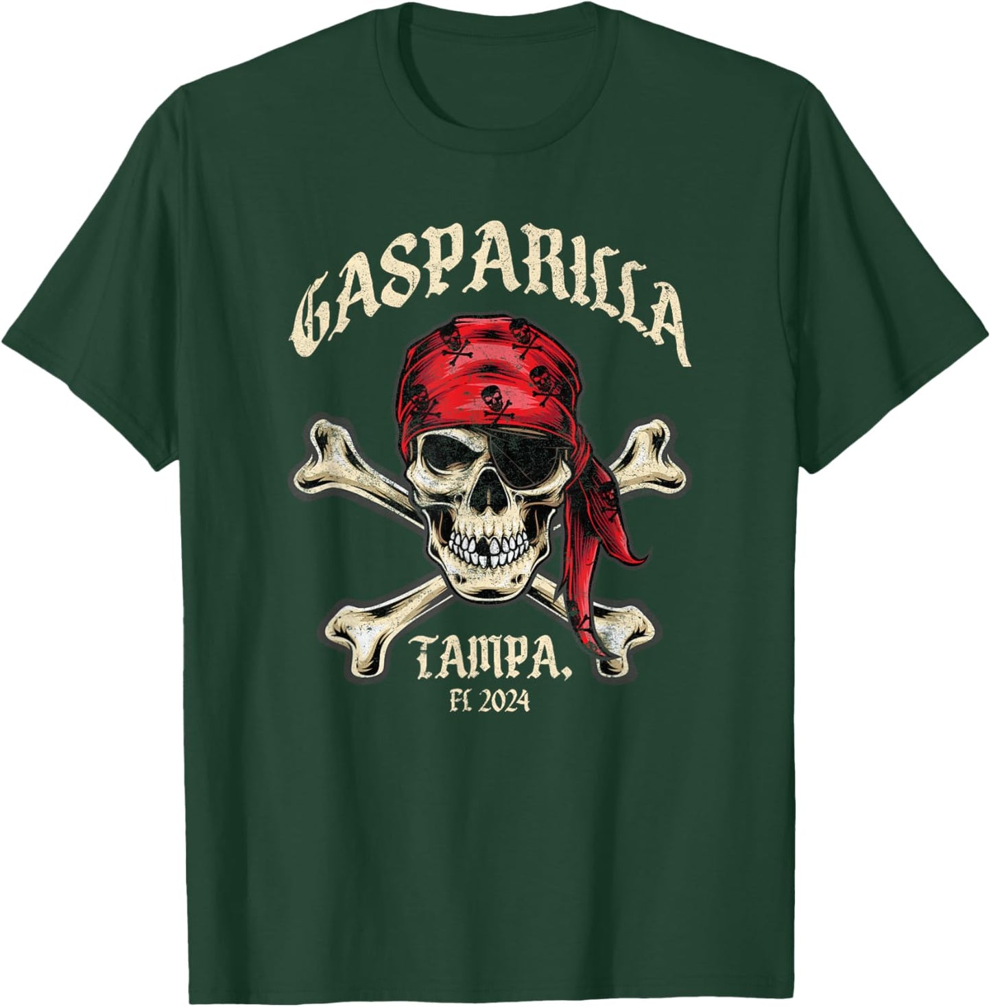 Gasparilla Pirate Fest: Tampa's Treasure of Fun T-Shirt - T-Shirt | Forest