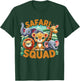 Safari Squad Animals Wildlife Africa T-Shirt - T-Shirt | Forest