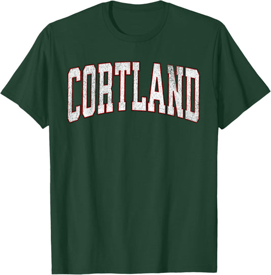 Cortland city vintage T-Shirt - T-Shirt | Forest