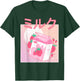 Funny Retro 90s Japanese Kawaii Strawberry Milk Shake Carton T-Shirt - T-Shirt | Forest
