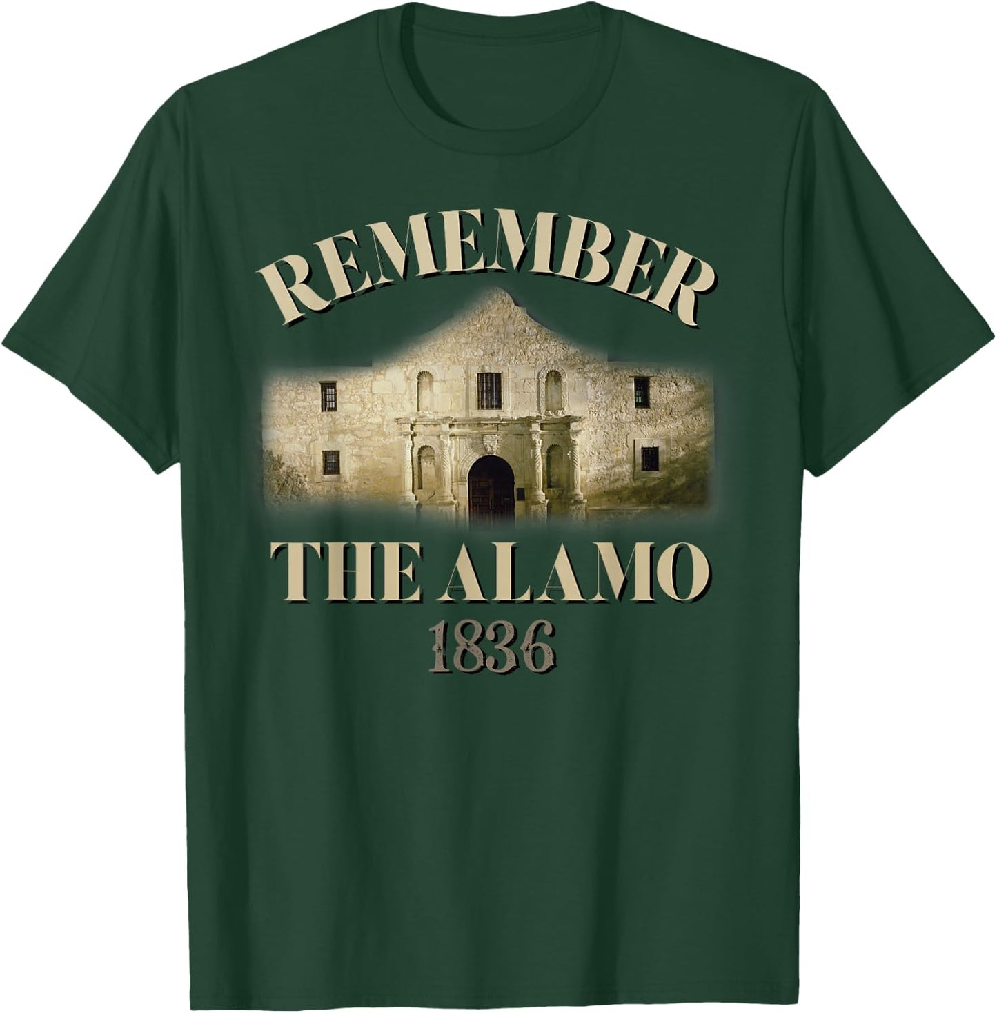 Remember The Alamo Souvenir History Alamo T-Shirt - T-Shirt | Forest