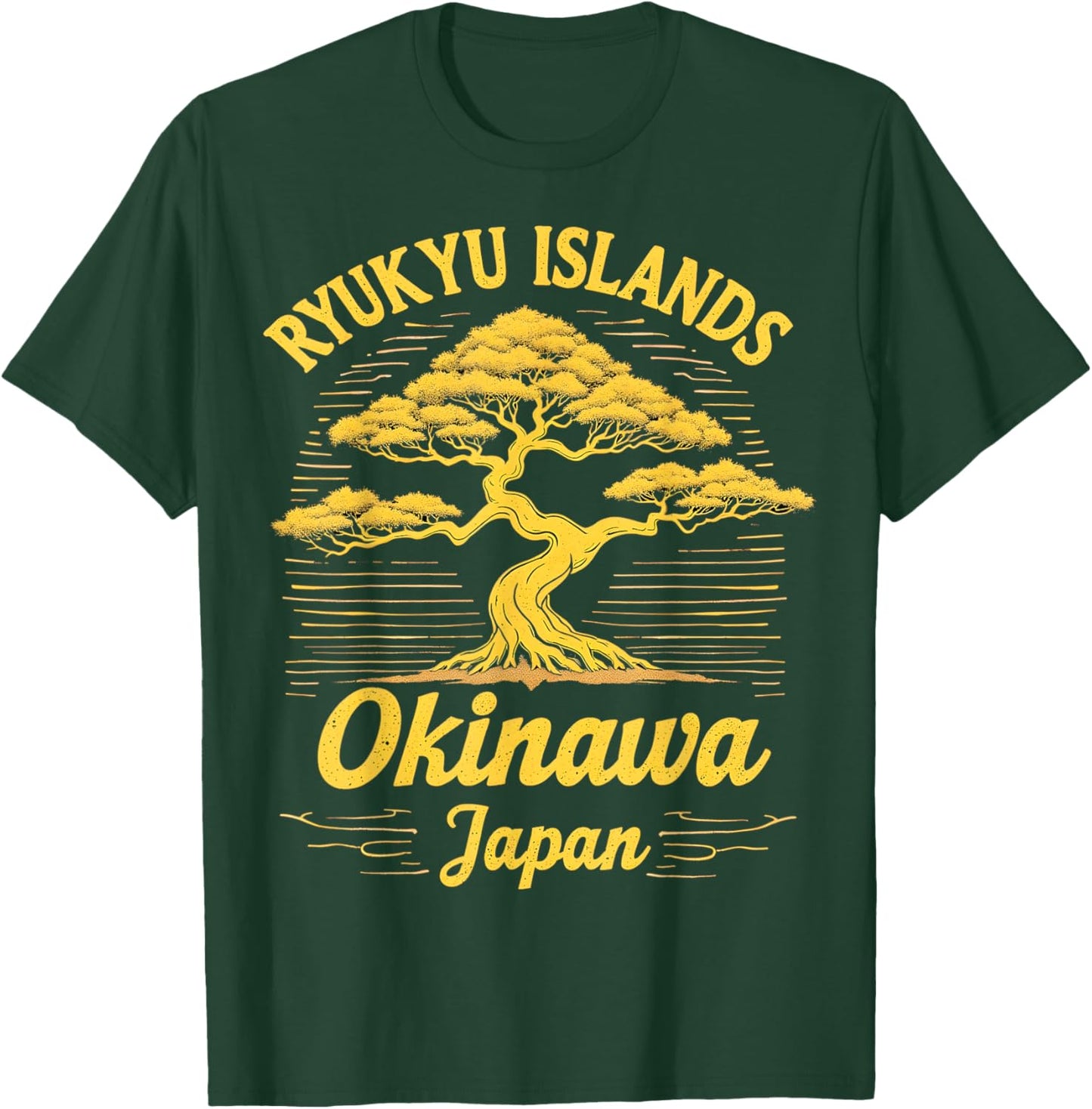 Ryukyu Islands Okinawa Japan Bonsai Art T-Shirt - T-Shirt | Forest