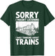 Cool Train Art Women Railroad Crossing Train Lovers T-Shirt - T-Shirt | Forest