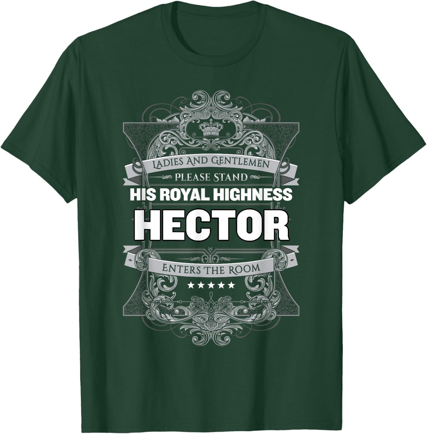Hector First Name T-Shirt - T-Shirt | Forest