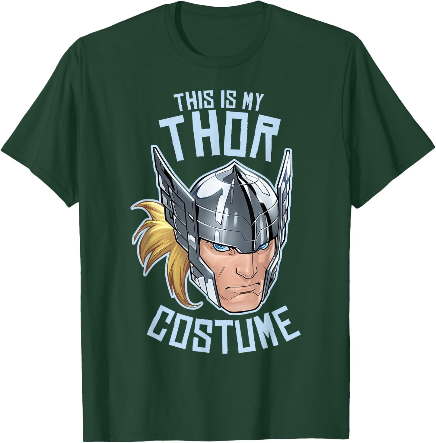 Marvel Thor This Is My Costume Halloween T-Shirt - T-Shirt | Forest