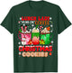 Lunch Lady Runs On Coffee Christmas Cookies Proud Job T-Shirt - T-Shirt | Forest