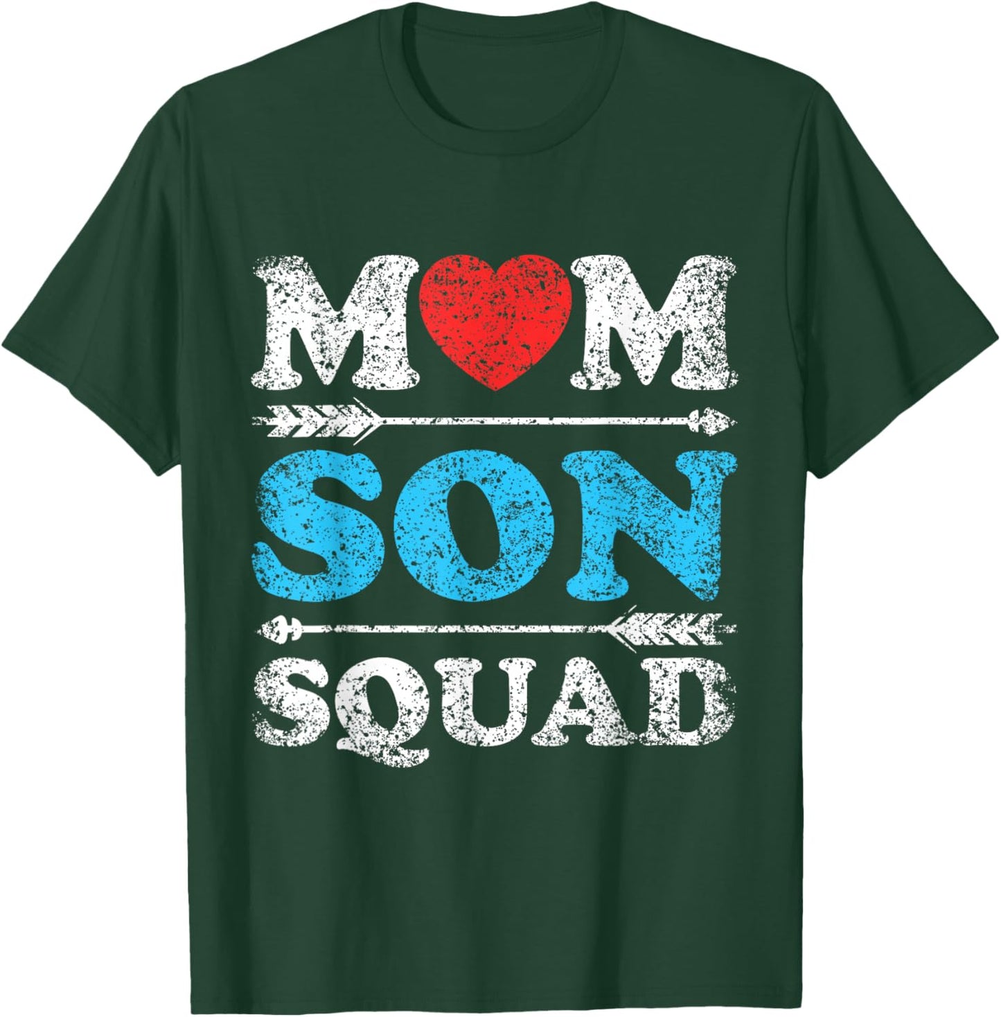 Mom Son Squad Mother's Day Matching Sons Mother Son Mommy T-Shirt - T-Shirt | Forest