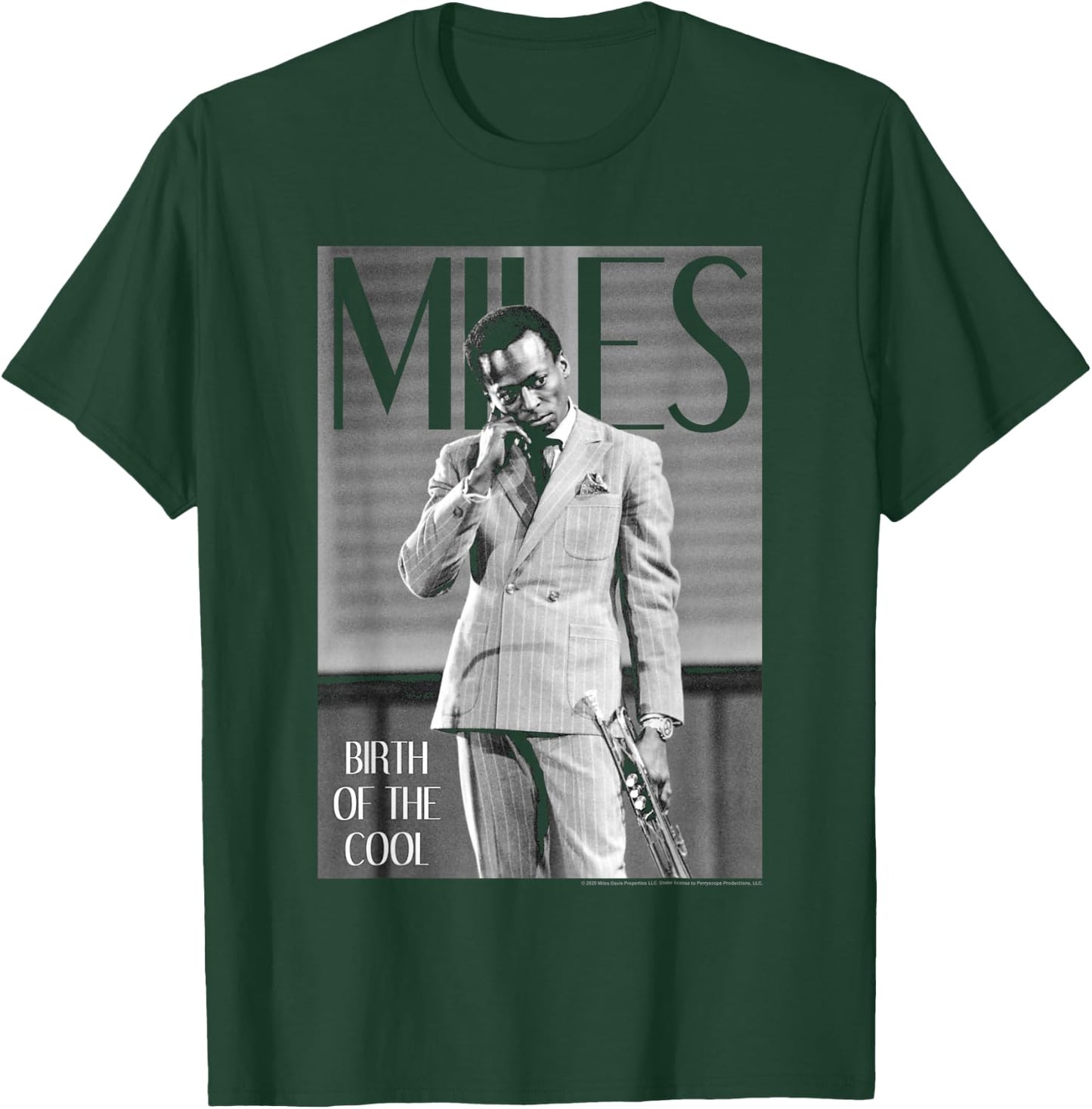 Miles Davis Simply Cool T-Shirt - T-Shirt | Forest