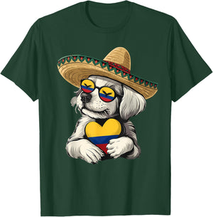 Colombia Flag Colombian Roots Colombian Pride Colombian Flag T-Shirt - T-Shirt | Forest