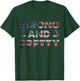 Workout Quote Old Man Lifting Weight Strong And Pretty T-Shirt - T-Shirt | Forest