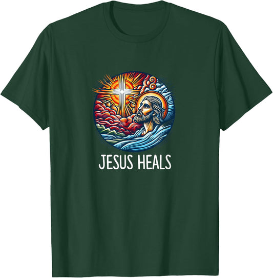 Jesus Heals T-Shirt - T-Shirt | Forest
