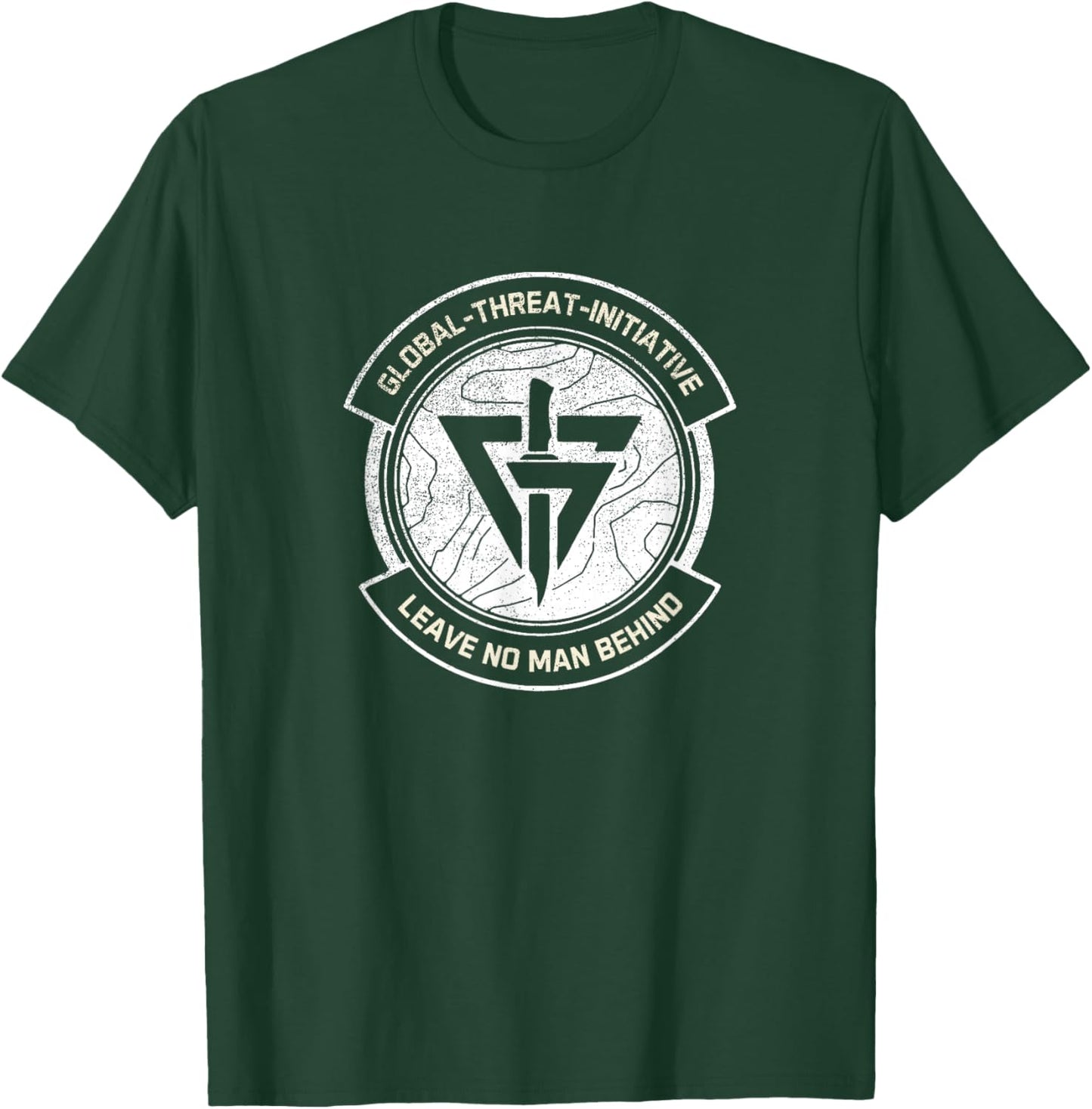 GTI Global Threat Initiative Force Badge Delta Game T-Shirt - T-Shirt | Forest