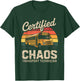 Certified Chaos Transport Technician Bus Driver Vintage T-Shirt - T-Shirt | Forest