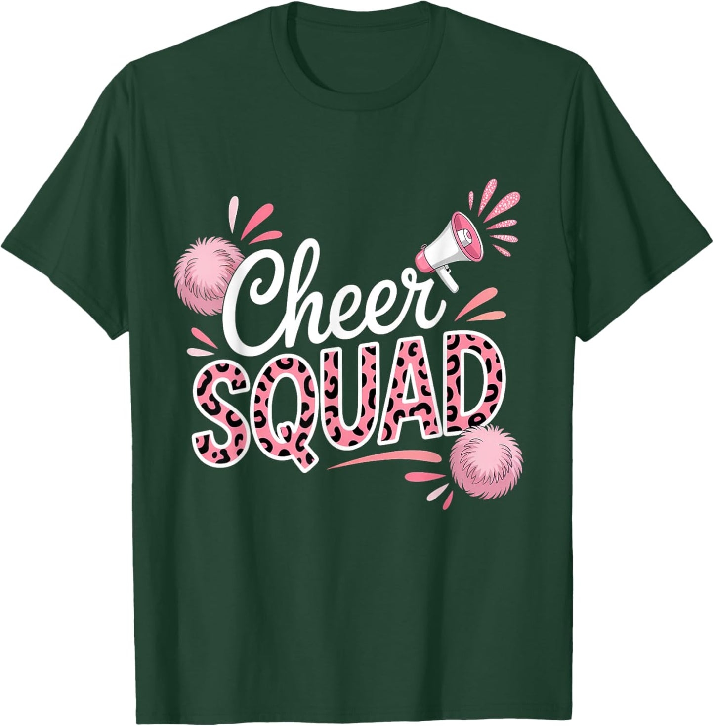 Cheer Squad Cheerleading Team Cheering Squad Cheerleader T-Shirt - T-Shirt | Forest