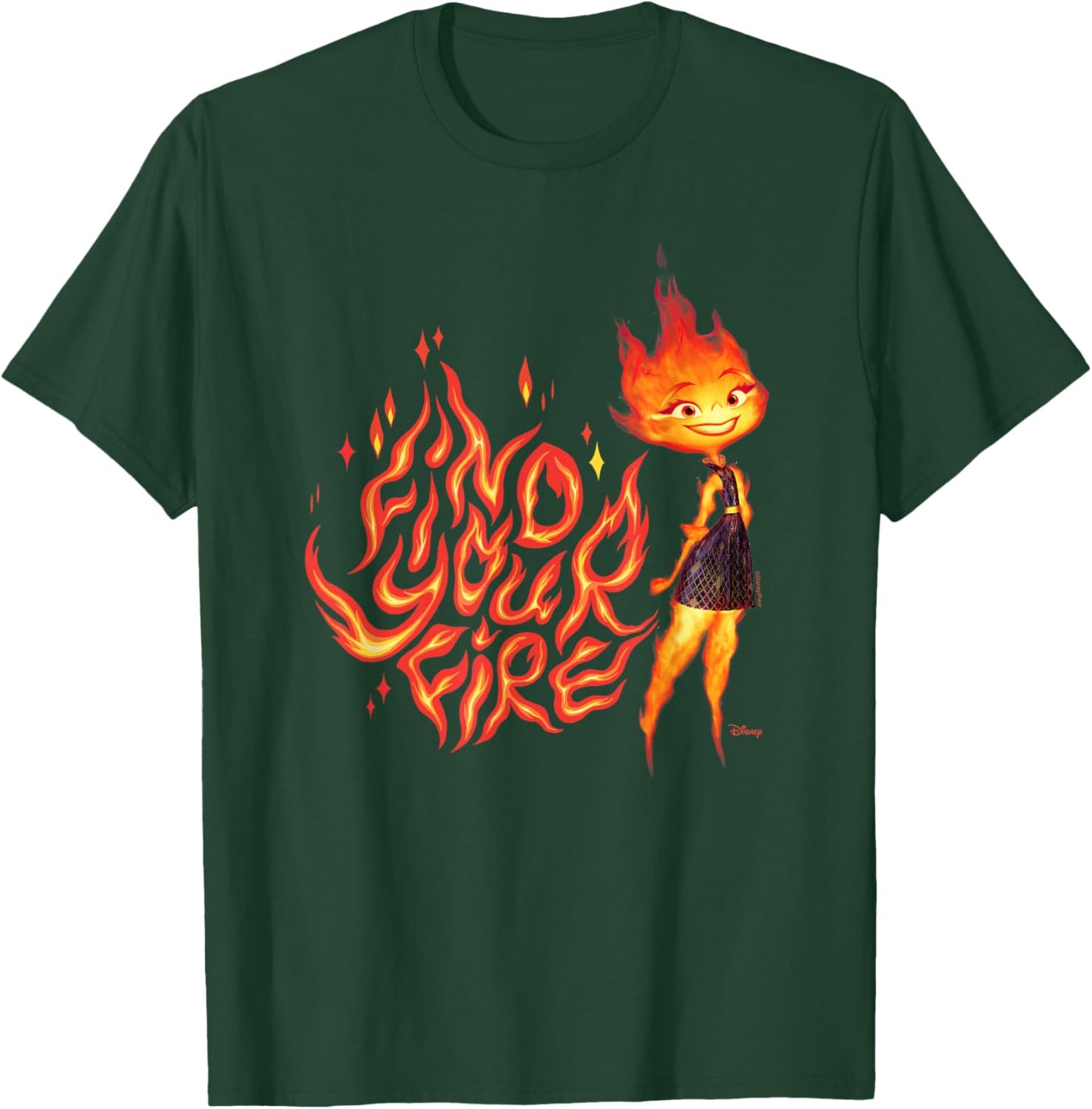 Elemental - Find Your Fire Ember T-Shirt - T-Shirt | Forest
