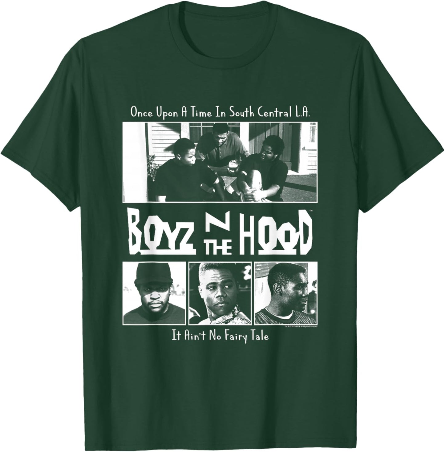 Boyz n The Hood Four Block Poster T-Shirt - T-Shirt | Forest
